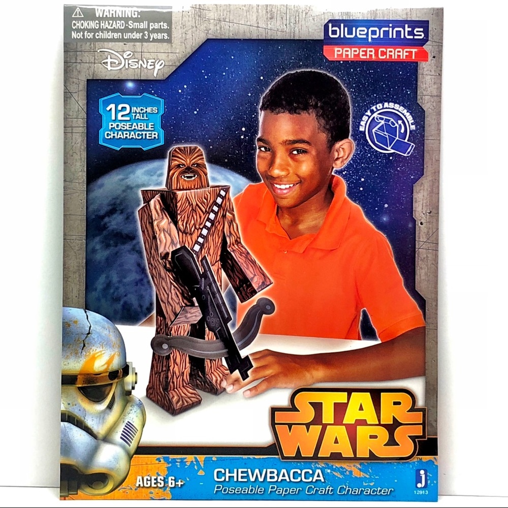 NWT Disney Star Wars Paper Craft Chewbacca Kit
